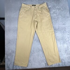AIGLE Casual Pants Mens 36 x 32* Camel‎ Tan Khaki Cotton Work Durable *READ*